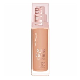 MAYBELLINE Plump & Glow Foundation SPF15/ Εμπλουτισμένο με Νιασιναμίδη και Υαλουρονικό Οξύ, No129 -30ml