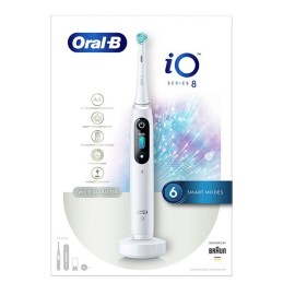 ORAL B iO Series 8 White, Ηλεκτρική Οδοντόβουρτσα Λευκή & Δώρο Θήκη Ταξιδίου