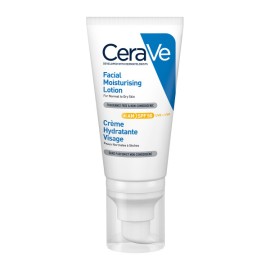 CERAVE AM Facial Moisturising Lotion SPF50, Ενυδατική Κρέμα Προσώπου με Αντηλιακή Προστασία - 52ml