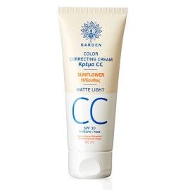 GARDEN CC Cream Matte Light SPF30, Ενυδατική Κρέμα Προσώπου με Χρώμα - 50ml