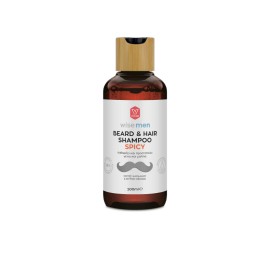 VICAN Wise Men Beard & Hair Shampoo, Spicy, Σαμπουάν για Μαλλιά & Γένια - 200ml
