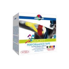 MASTER AID Sport Performance Tape, Αθλητική Ταινία, Πράσινη - 5cm x 5m