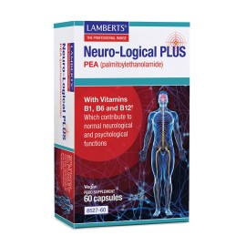 LAMBERTS Neuro- Logical Plus, Συμπλήρωμα Διατροφής με 400mg PEA με βιταμίνες Β1, Β6 & Β12 - 60caps