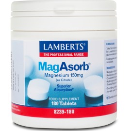 LAMBERTS MagAsorb, Σκεύασμα Μαγνησίου - 180tabs