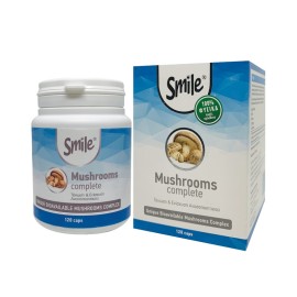 AM HEALTH Smile Mushrooms Complete, Συνδυασμός Μανιταριών & Μικροθρεπτικών Συστατικών - 120caps