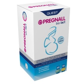 QUEST Pregnall Bio- Lact, Πολυβιταμίνη για την Διάρκεια της Εγκυμοσύνης & του Θυλασμού - 60tabs & 30caps