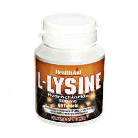 HEALTH AID L-Lysine 500mg, Λυσίνη - 60tabs