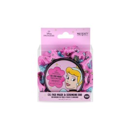 MAD BEAUTY Princess Gel Face Mask & Scrunchie Duo, Cinderella, Μάσκα Προσώπου & Λάστιχο Μαλλιών - 2τεμ
