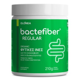 OLONEA BacteFiber Regular, Φυτικές Ίνες για τη Δυσκοιλιότητα - 210gr