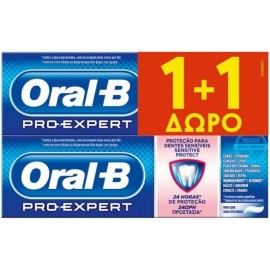 ORAL B Pro-Expert Sensitive, Οδοντόκρεμα για Ευαίσθητα Δόντια - 75ml 1+1 Δώρο