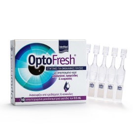 INTERMED Optofresh Σταγόνες για Οφθαλμικές Πλύσεις - 10 x 0.5ml