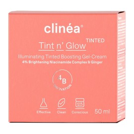 CLINEA Tint n Glow Boosting Gel Cream,  Κρέμα Ενίσχυσης Λάμψης με Χρώμα - 50ml
