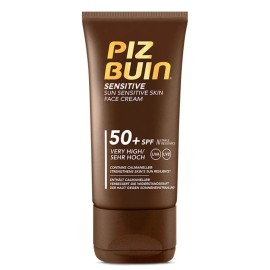 PIZ BUIN Sensitive Face Cream SPF50+, Αντηλιακή Κρέμα Προσώπου για Ευαίσθητες Επιδερμίδες - 50ml