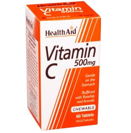 HEALTH AID Vitamin C 500mg - 60 μασώμ. δισκία