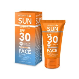 HELENVITA Sun Face Cream SPF30, Αντηλιακή Κρέμα Προσώπου - 50ml