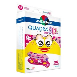 MASTER AID  Quadra Kids  Girls, Αεριζόμενος Χρωματιστός Ταχυεπίδεσμος - 20τεμ