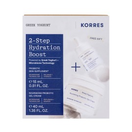 KORRES 2- Step Hydration Boost, Ελληνικό Γιαούρτι Ενυδάτωση με Προβιοτικά, Κρέμα-Gel - 40ml + ΔΩΡΟ Serum Προσώπου - 15ml