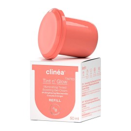 CLINEA Tint n Glow Boosting Gel Cream Refill,  Κρέμα Ενίσχυσης Λάμψης με Χρώμα, Ανταλλακτικό - 50ml