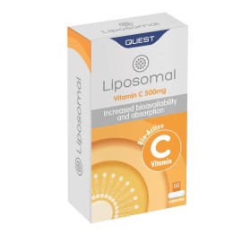 QUEST Liposomal Vitamin C 500mg, Λιποσωμική Βιταμίνη C - 60caps