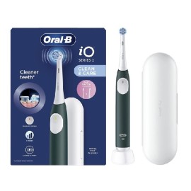 ORAL-B iO Series 2 Clean & Care, Ηλεκτρική Οδοντόβουρτσα με 3 Προγράμματα Καθαρισμού & Θήκη Μεταφοράς, Σκούρο Πράσινο