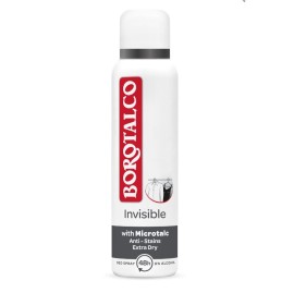 BOROTALCO Invisible Spray, Αποσμητικό με Microtalc- 150ml