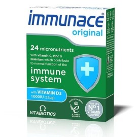 VITABIOTICS Immunace Original, Συμπλήρωμα Διατροφής με Βιταμίνες & Αντιοξειδωτικά - 30tabs