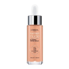 LOREAL PARIS Plumping Tinted Serum Foundation 3-4 Light Medium. Ορός Foundation - 30ml