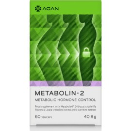 AGAN Metabolin 2, Συμπλήρωμα Διατροφής που Ισορροπεί τις Μεταβολικές Ορμόνες - 60tab