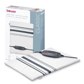 BEURER Heat Pad Cotton Cover, Ηλεκτρική Θερμοφόρα Γκρι 40x30εκ -1τεμ