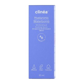 CLINEA Hyaluronic Waterbomb Moisturizing & Soothing Serum, Ενυδατικός & Καταπραϋντικός Ορός - 30ml