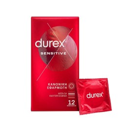 DUREX Sensitive, Λεπτά Προφυλακτικά με Κανονική Εφαρμογή - 12τεμ
