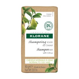 KLORANE Solid Shampoo Cedrat, Στερεό Σαμπουάν με Κίτρο - 80gr