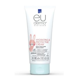 INTERMED Euderma Babyderm Hydrating & Protective Cream, Ενυδατική & Προστατευτική Κρέμα για Πρόσωπο και Σώμα -200ml