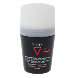 VICHY Homme Deodorant Roll- On, Αποσμητικό Κατά Της Έντονης Εφίδρωσης 72h - 50ml