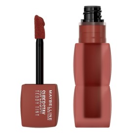 MAYBELLINE Super Stay Teddy Tint, Βελούδινο Ματ Κραγιόν, 115 Coffee Date -5ml