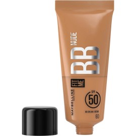 MAYBELLINE Fit Me BB Nude Cream SPF50, No 60, Κρέμα για Φυσική & Λαμπερή Κάλυψη - 30ml