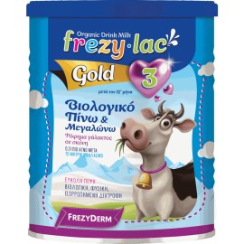FREZYLAC Gold 3, Βιολογικό Αγελαδινό Γάλα Από τον 12ο Μήνα - 400gr