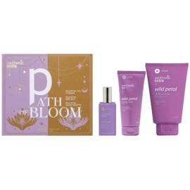 PANTHENOL EXTRA  Promo Limited Edition, Wild Petal / 3in1 Cleanser Σαμπουάν-Αφρόλουτρο - 200ml & Body Milk Ενυδατικό Γαλάκτωμα Σώματος - 100ml & Eau De Toilette Γυναικείο Άρωμα - 50ml, 1σετ
