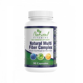 NATURAL VITAMINS Natural Multi Fiber Complex, Ισχυρό Σύμπλεγμα Φυτικών Ινών - 90caps