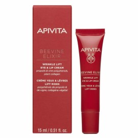 APIVITA Beevine Elixir Wrinkle Lift Eye & Lip Cream, Αντιρυτιδική Κρέμα Lifting για Μάτια & Χείλη - 15ml