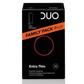 DUO Extra Thin Family Pack, Πολύ Λεπτά Προφυλακτικά - 30τεμ