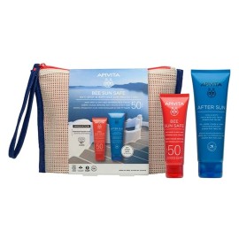 APIVITA Promo Bee Sun Safe Anti-Spot & Anti-Age Sun Protection/ Κρέμα Προσώπου SPF50 -50ml & ΔΩΡΟ After Sun Δροσιστική & Καταπραϋντική Κρέμα-Gel -100ml & Νεσεσέρ -1σετ