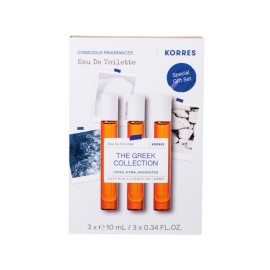 KORRES The Greek Collection Eau de Toilette, Lefko - 10ml, Kyma - 10ml, Avgoustos - 10ml