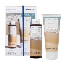 KORRES Promo Sea Salt Coconut, Αφρόλουτρο -250ml & Γαλάκτωμα Σώματος -200ml, 1σετ