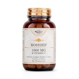 SKY PREMIUM LIFE Rosehip 1000mg & Vitamin C 118mg, Συμπλήρωμα Διατροφής για την Ενίσχυση του Ανοσοποιητικού - 60caps