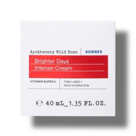 KORRES Wild Rose Brighter Days Intense- Cream, Άγριο Τριαντάφυλλο Κρέμα Ημέρας για Λάμψη & Πρώτες Ρυτίδες - 40ml