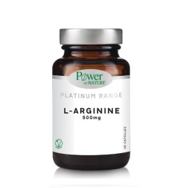 POWER OF NATURE L- Arginine 500mg, Αργινίνη - 30caps