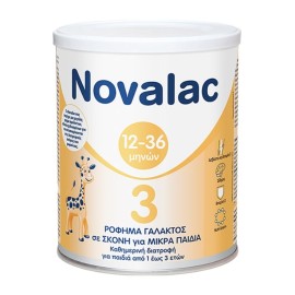 NOVALAC 3 Γάλα σε Σκόνη 3ης Βρεφικής Ηλικίας με Γεύση Βανίλια 12-36m -800g