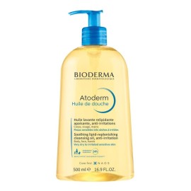 BIODERMA Atoderm Huile de Douche, Έλαιο για Απαλό Καθαρισμό του Ξηρού & Ευαίσθητου Δέρματος -500ml