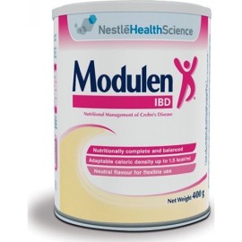 NESTLE Modulen IBD Milk Διατροφικά Πλήρης Τροφή Για Τη Διαιτητική Αγωγή Ασθενών Με Νόσο Του Crohn 400gr